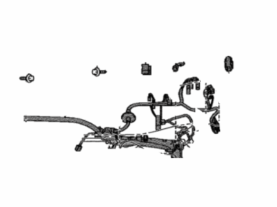 Toyota 82111-06W00 Wire,  Engine Room Main