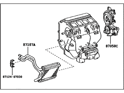 Toyota 87050-06580 Radiator Assy,  Air Conditioner