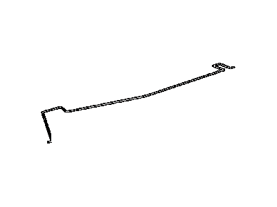 Toyota 64531-06500 Bar,  Luggage Door Hinge Torsion,  RH