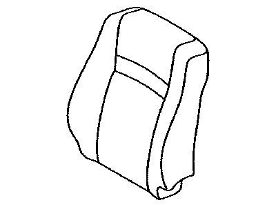 Toyota 71074-06E41-E3 Cover,  Front Seat Back,  LH(For Separate Type)