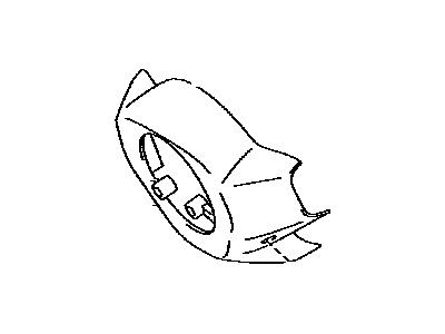 Toyota 45184-0C030-C0 Cover, Steering Wheel Boss, Lower