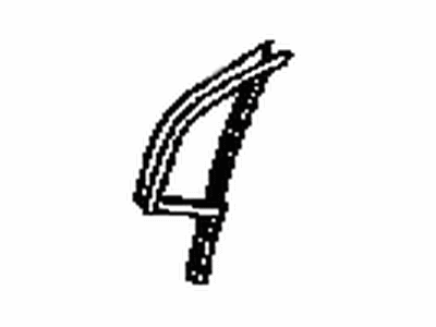 Toyota 68215-52010 Weatherstrip,  Front Door Fix Window,  RH