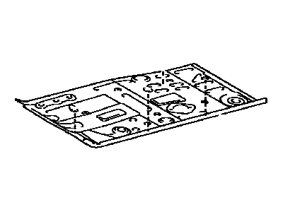 Toyota 58112-52901 Pan, Front Floor, Driver Side