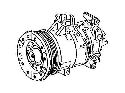 Toyota 88310-42380 Compressor Assy,  W/Pulley