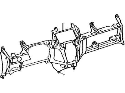 Toyota 55303-02130-B0 Panel Sub-Assy,  Instrument,  Lower