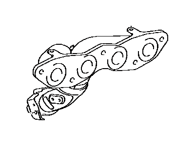 Toyota Pickup Exhaust Manifold - 17141-54050