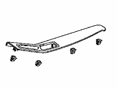 Toyota 74222-52010-B0 Cover,  Door Armrest,  LH