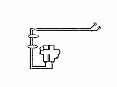 Toyota 47317-52120 Tube,  Front Brake,  NO.7