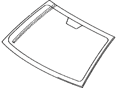 Toyota 56101-52260 Glass,  Windshield