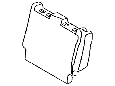 Toyota 71604-52F20-C2 Pad Sub-Assy,  Rear Seat Back W/Cover,  LH