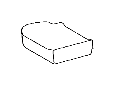 Toyota 71601-52B00-C2 Pad Sub-Assembly, Rear Seat Cushion W/Cover, Passenger Side
