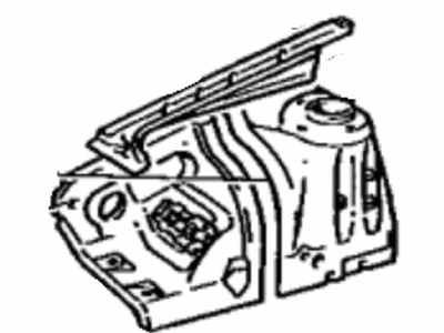 Toyota 53701-17020 Apron Sub-Assembly, Front Fender, Passenger Side