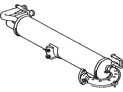 Toyota MR2 Muffler - 17430-16130