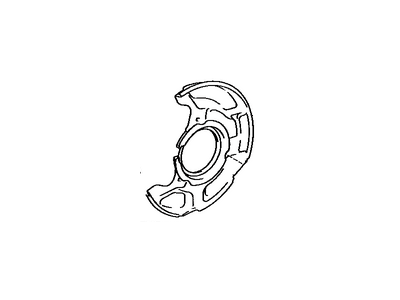 Toyota MR2 Backing Plate - 47881-17030
