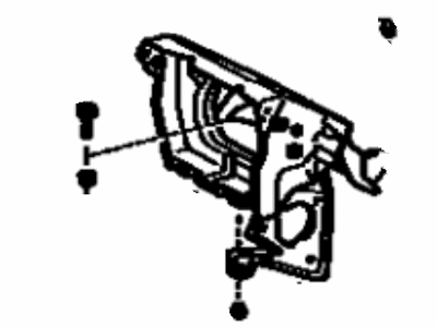 Toyota 54120-17010 Sealed Beam Bracket