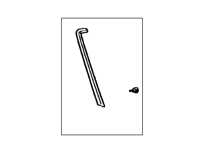 Toyota 75606-17010 Reveal Molding