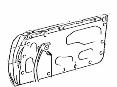 Toyota 67002-17021 Door Shell