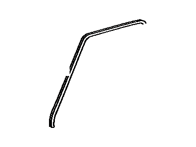 Toyota 62313-17010-01 Trim, Front Door Opening, Passenger Side