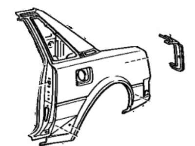 Toyota 61602-17904 Panel, Quarter, Driver Side