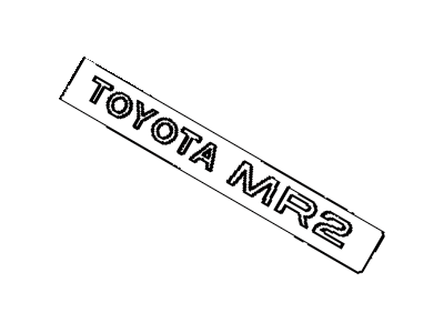 Toyota MR2 Emblem - 75441-17011-13