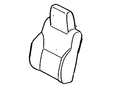 Toyota 71074-17150-01 Cover, Front Seat Back, Driver Side(For Separate Type)