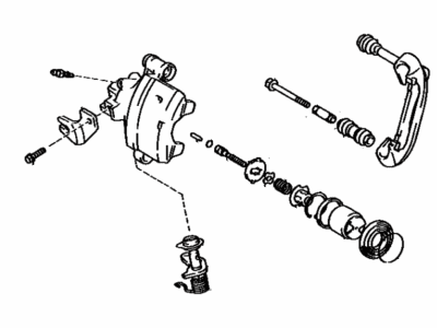 Toyota MR2 Brake Caliper - 47750-17050