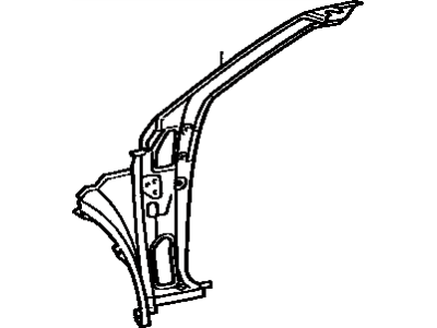 Toyota 61021-17040 Hinge Pillar