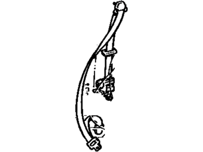 Toyota MR2 Seat Belt - 73210-17031-01