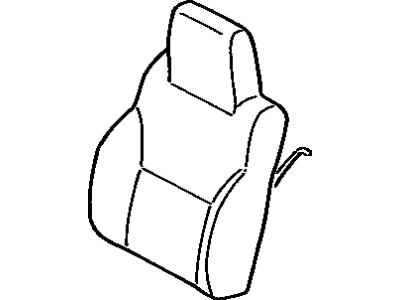 Toyota 71073-0ZB60-B1 Cover,  Front Seat Back,  RH(For Separate Type)