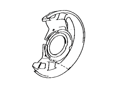 Toyota MR2 Backing Plate - 47781-17010