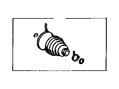 Toyota 04437-30030 Boot Kit, Rear