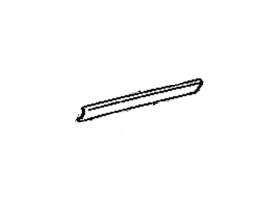 Toyota 62431-17040-01 Garnish Assembly, Roof Side Rail, Passenger Side