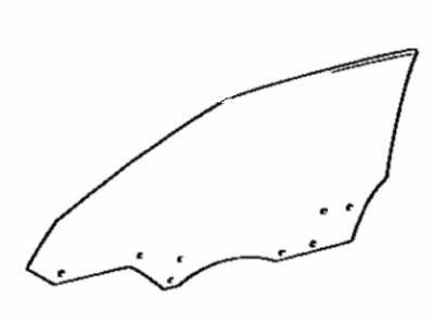 Toyota 68112-17010 Glass