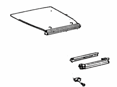 Toyota 63201-17070 Glass Sub-Assy,  Removable Roof,  RH