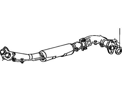Toyota MR2 Exhaust Pipe - 17410-16520