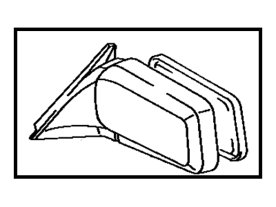 Toyota MR2 Car Mirror - 87910-17040