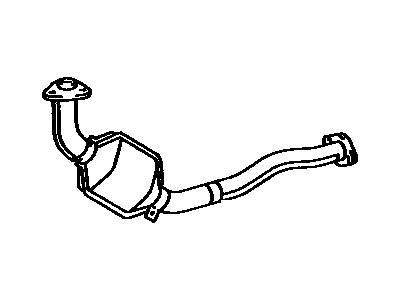 Toyota Supra Exhaust Pipe - 17410-42142