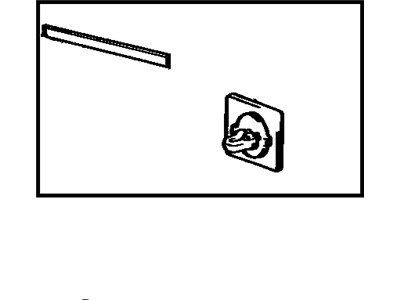 Toyota Supra Door Moldings - 75731-14220-33