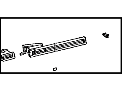 Toyota 55670-14080-02 Register Assy,  Instrument Panel,  NO.3