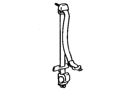 Toyota Supra Seat Belt - 73360-14240-02