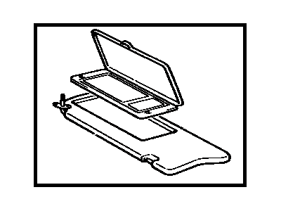 Toyota Supra Sun Visor - 74310-14401-06