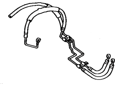 Toyota Supra Power Steering Hose - 44410-14141