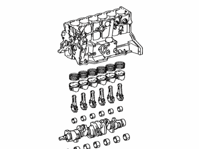 Toyota 11400-42081 Cylinder Block