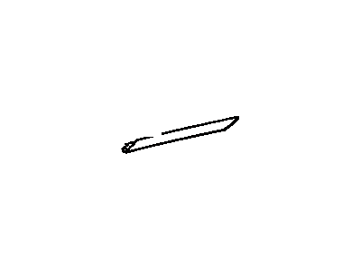 Toyota 62431-14070-02 Garnish, Roof Side Rail, Front Passenger Side