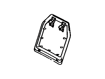 Toyota 71705-14070-02 Board Sub-Assembly, Front Seat Back, Passenger Side Toyota 71705-14070-02 Board Sub-Assembly, Front Seat Back, Passenger Side