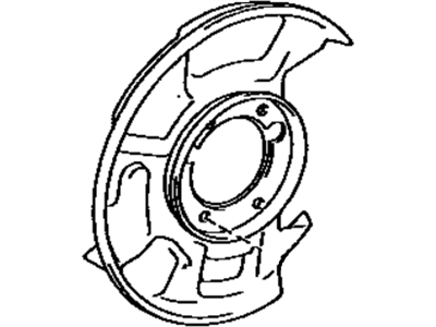 Toyota Supra Backing Plate - 47782-14130