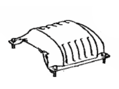 Toyota 18433-61020 Cover,  Converter Insulator,  Upper