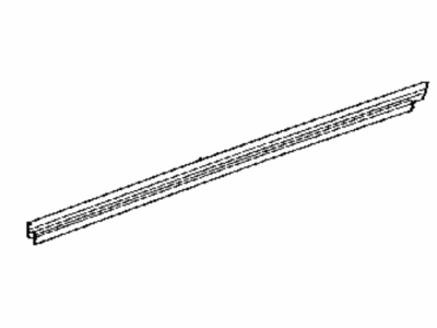 Toyota 68172-47070 Weatherstrip,  Front Door Glass,  Inner LH