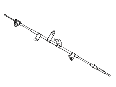 Toyota Prius Prime Parking Brake Cable - 46420-47120