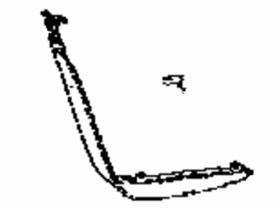 Toyota 76816-47010 Moulding,  Back Door Outside Garnish,  Lower LH